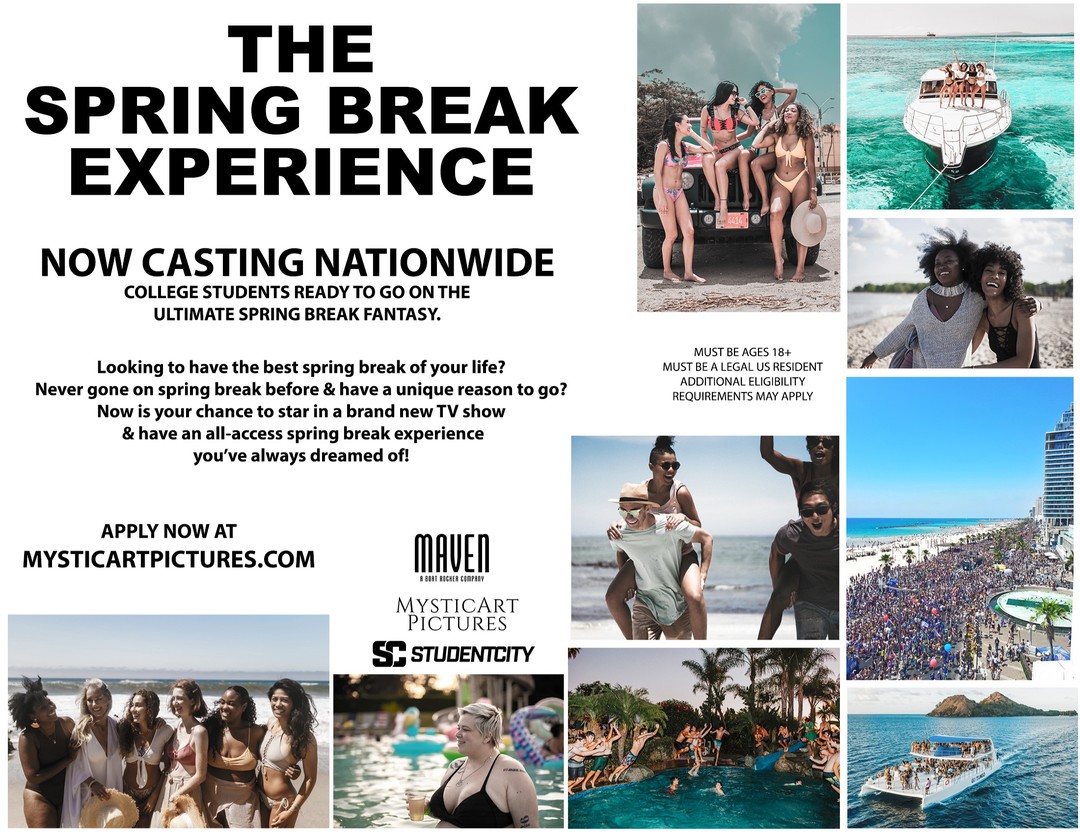 AuditionList.io Casting Notice The Spring Break Experience