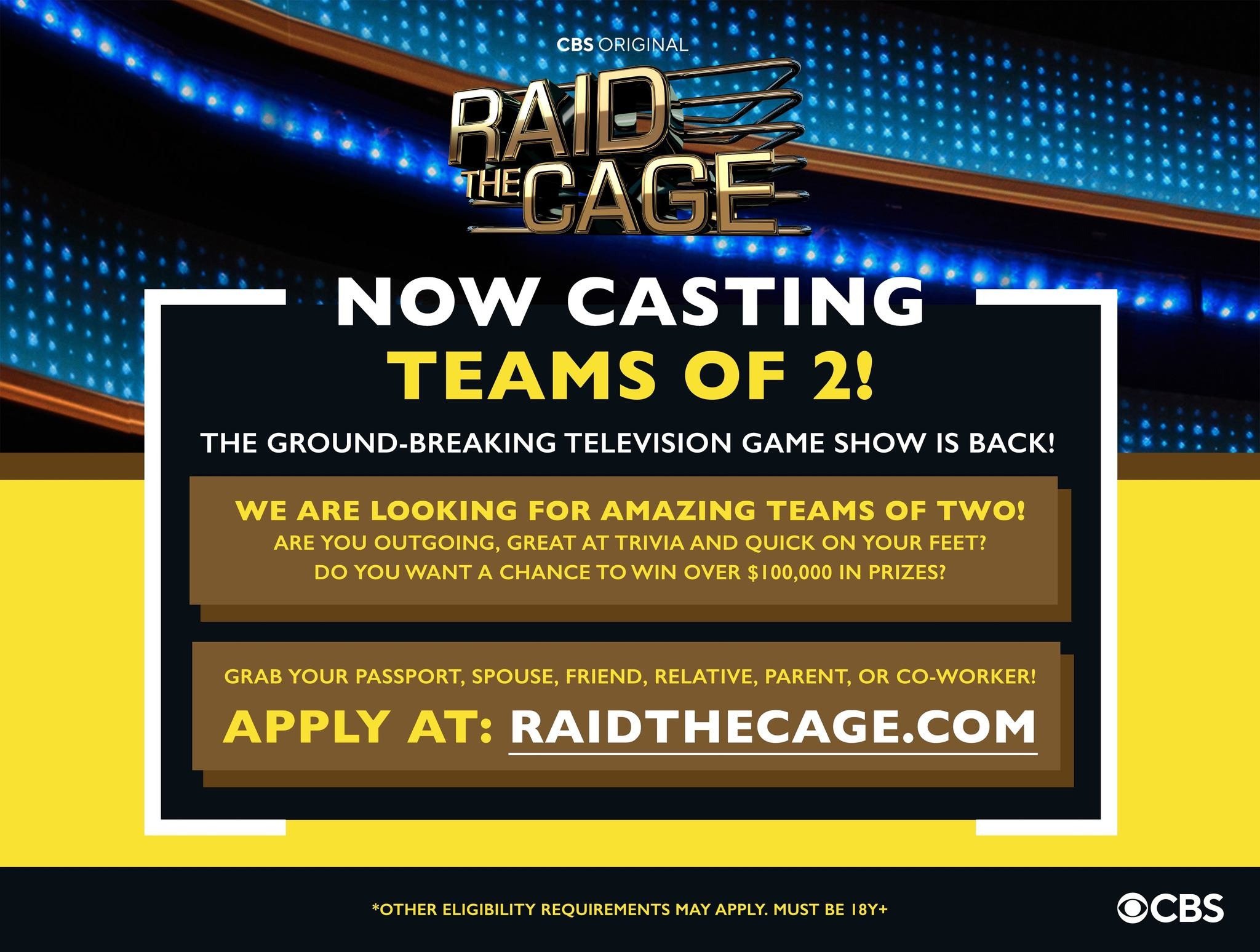 Raid The Cage: Teams of 2